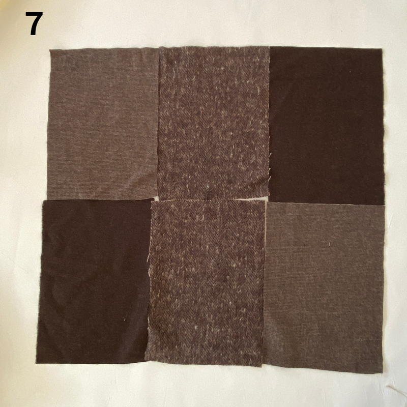 パッチワーク】6枚ハギのベレー帽・おしゃれな帽子が作れるキット