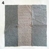 【パッチワーク】6枚ハギのベレー帽・おしゃれな帽子が作れるキット　