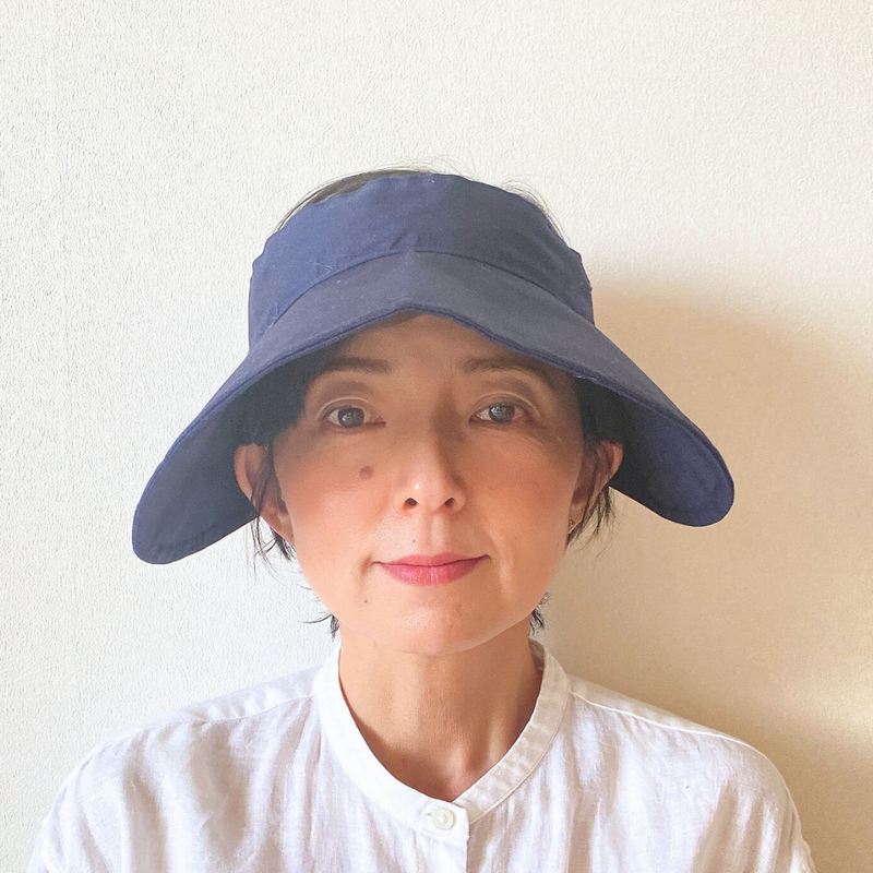 帽子にもなるサンバイザー：日除け　つば3種類 2WAY フリーサイズ つば3種類　型紙　PDFダウンロードも 商用利用可