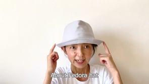 Fedora hat :PDF DOWNLOAD HAT SEWING PATTERN CASUAL UNISEX