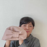 2種類作れるお得なリボンベレー：大きなリボン＆シンプル　可愛いベレー帽　型紙　商用利用可