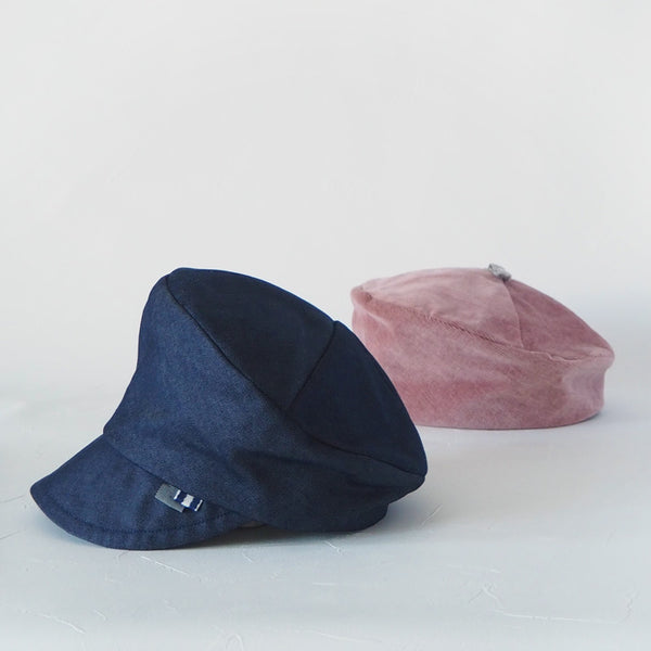 コンパクトキャスケット＆ベレー ：二つの帽子が楽しめる欲張り帽子