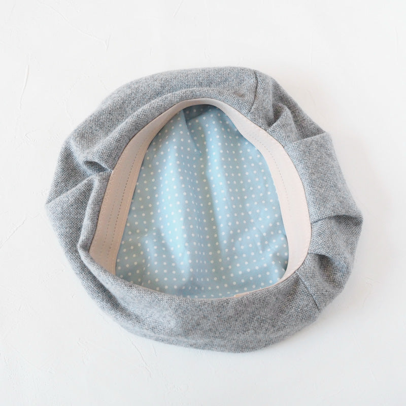 タックベレー：1枚の布で作るおしゃれなベレー帽の型紙